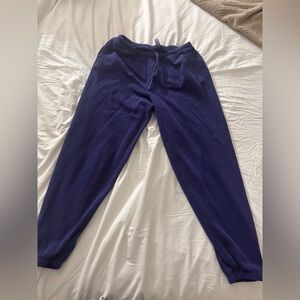 SKIMS Classic Cotton Blend Concord Grape Sweatpants - Medium